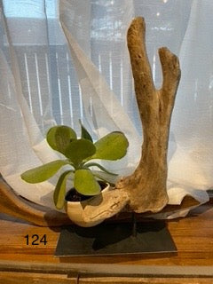 T) On order. Handmade Sculpture Wood Ceramic Plants