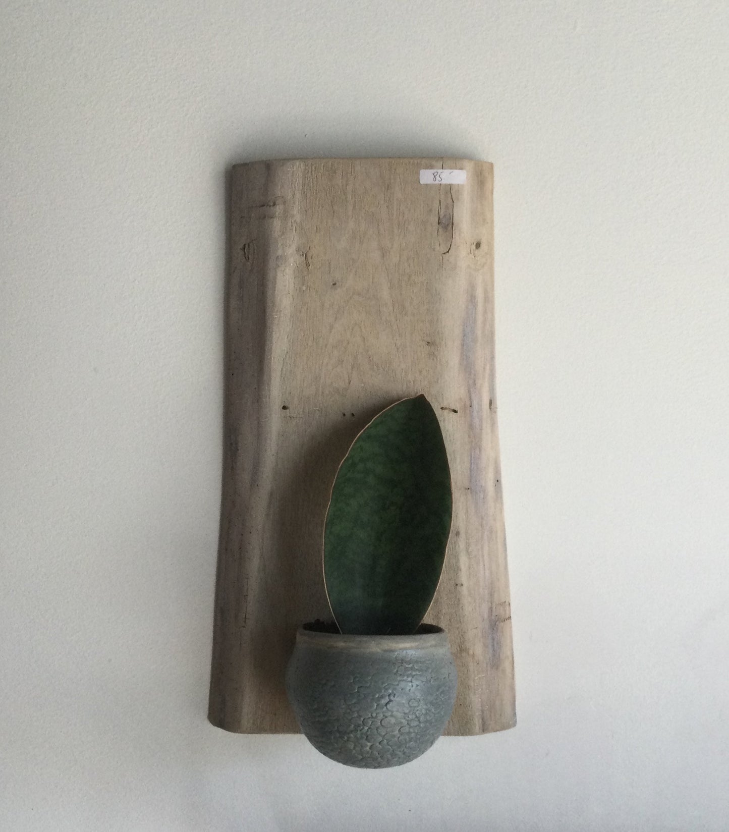 ZB) Sur commande. Sculpture Artisanale Bois Céramique Végétaux